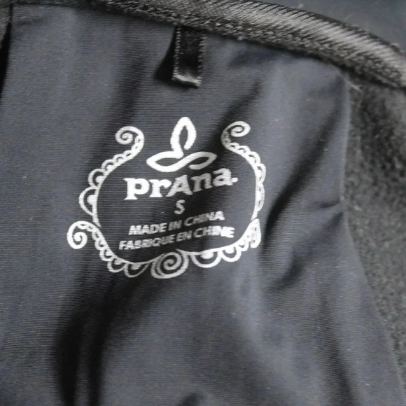 PRANA long black athletic jacket small - Picture 2 of 12